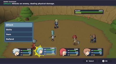 Screenshot of Crystal Story: The Hero and the Evil Witch