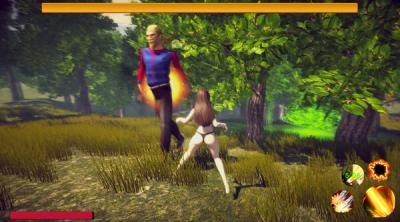 Screenshot of Cute girl with uncle's leisure time