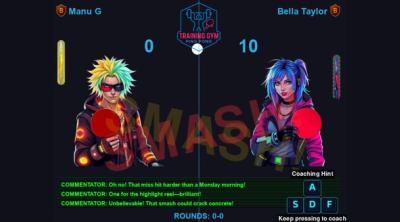 Screenshot of CyberPong AI