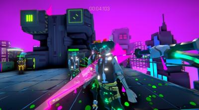 Screenshot of CYBERSLAYER: No Time to Regret