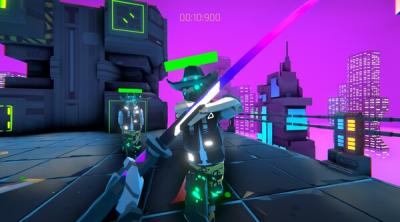 Screenshot of CYBERSLAYER: No Time to Regret