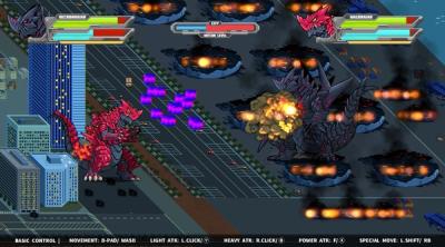 Screenshot of Daikaiju Daikessen: Versus