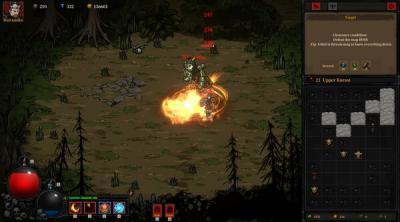Screenshot of dark daemon
