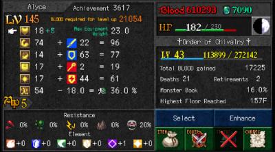 Screenshot of DarkBlood -Gaiden-