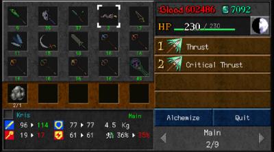 Screenshot of DarkBlood -Gaiden-