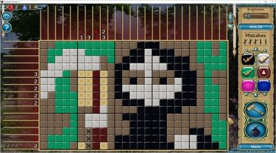 Screenshot of Daydream Mosaics 5: Crimson Veil