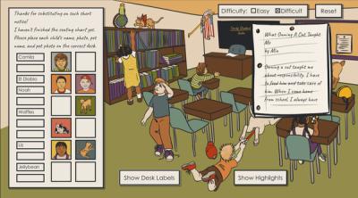 Screenshot of Deductopia Chapter 1: Bring Your Pet to School Day