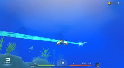Screenshot of Deep Blue: Devour and Evolve
