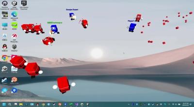 Screenshot of Desktop Cube-Man