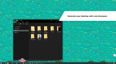 Screenshot of Desktop Dinosaurs