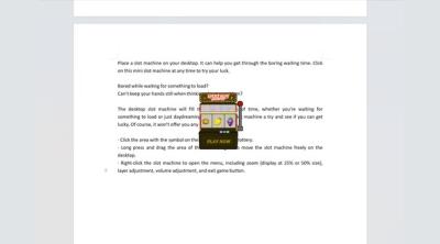 Screenshot of Desktop Slot