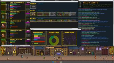 Screenshot of Desktopia: A Desktop Village Simulator