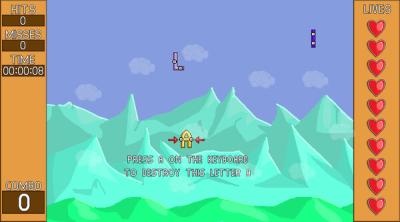 Screenshot of Destroy All Letters