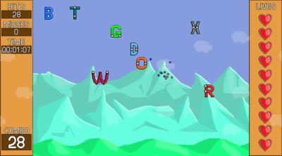 Screenshot of Destroy All Letters