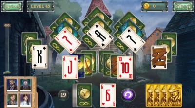 Screenshot of Detective Secrets Solitaire. The Curse of the Village