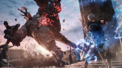 Screenshot of Devil May Cry 5 with Red Orbs