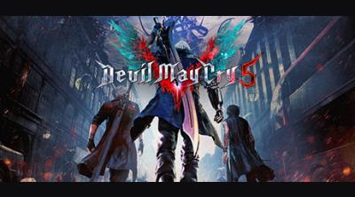 Logo of Devil May Cry 5 with Red Orbs