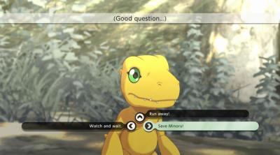 Capture d'écran de Digimon Survive