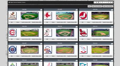 Screenshot of Digital Diamond Baseball V12