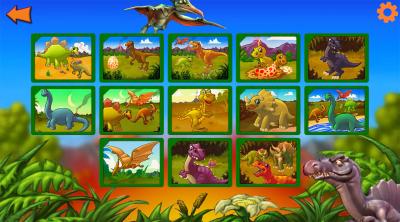Screenshot of Dinosaur Jigsaw Puzzles
