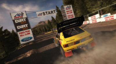 Capture d'écran de DiRT Rally