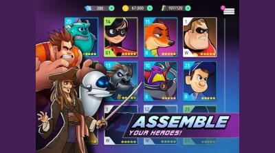 Screenshot of Disney Heroes: Battle Mode