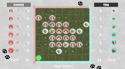 Screenshot of Dog vs Cat Othello