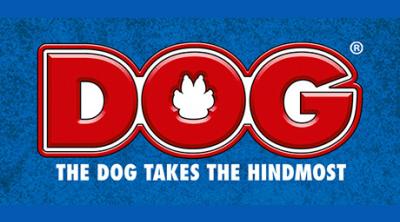 Logo de DOGA a The dog takes the hindmost