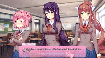 Screenshot of Doki Doki Literature Club!