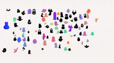 Screenshot of Doodle Harmony Ghosts