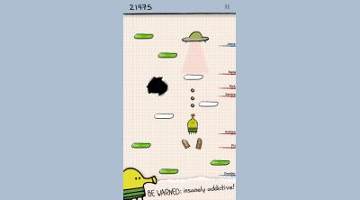 Screenshot of Doodle Jump