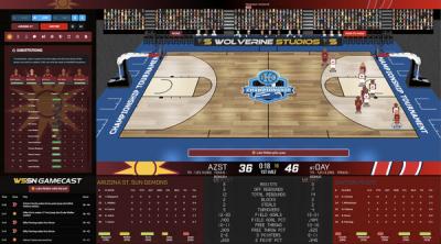 Screenshot of Draft Day Sports: College Basketball 2024