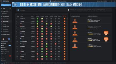 Screenshot of Draft Day Sports: College Basketball 2024