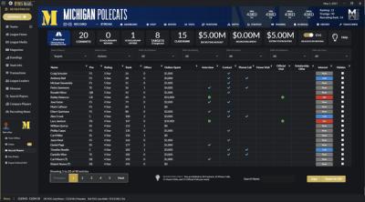 Screenshot of Draft Day Sports: College Football 2024