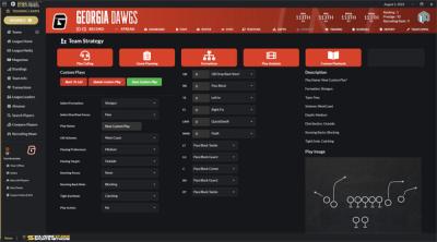 Screenshot of Draft Day Sports: College Football 2024