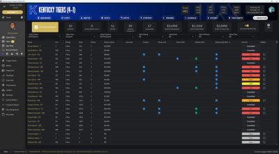 Screenshot of Draft Day Sports: College Football 2025