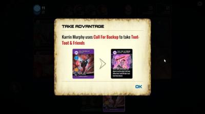 Screenshot of Dresden Files Cooperative Card Game