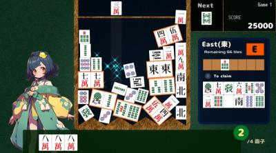 Screenshot of Drop Mahjong tiles