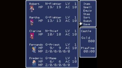 Screenshot of Dungeon Antiqua