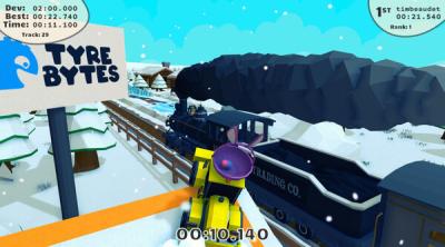 Screenshot of Eggcelerate! to the North Pole