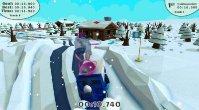 Screenshot of Eggcelerate! to the North Pole