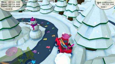 Screenshot of Eggcelerate! to the North Pole