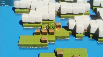 Screenshot of Eggpan: A Sokoban Adventure