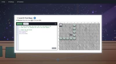 Screenshot of Elara: A Coding Adventure in Space