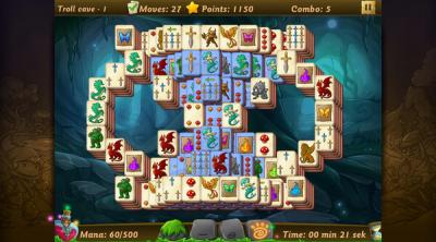 Screenshot of Elves vs Goblins Mahjongg World