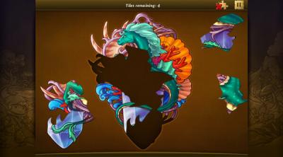 Screenshot of Elves vs Goblins Mahjongg World