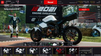Screenshot of Engine Evolution 2021