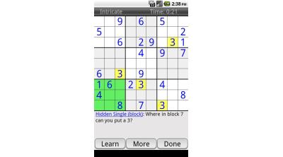 Screenshot of Enjoy Sudoku