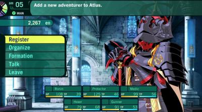 Screenshot of Etrian Odyssey II HD