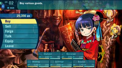 Screenshot of Etrian Odyssey III HD